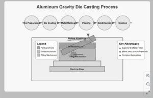 Aluminum Gravity Die Casting Process