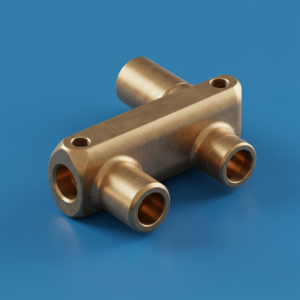 Bronze machining and machined casting parts
