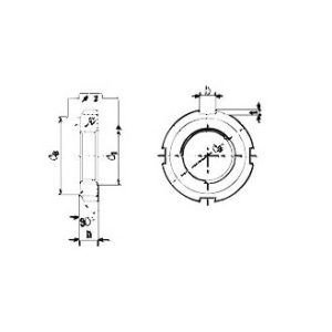 Slotted Retaining Nut