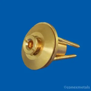 Âncoras de deck de madeira e latão