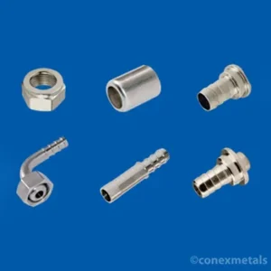 Conexões de latão para mangueiras trançadas