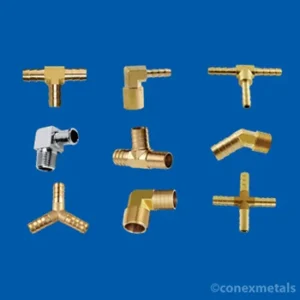 Cotovelos de mangueira de latão