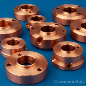 Peças torneadas de cobre Componentes torneados Componentes usinados em CNC