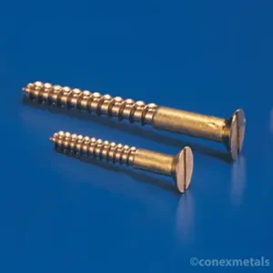 Tornillos para madera de latón